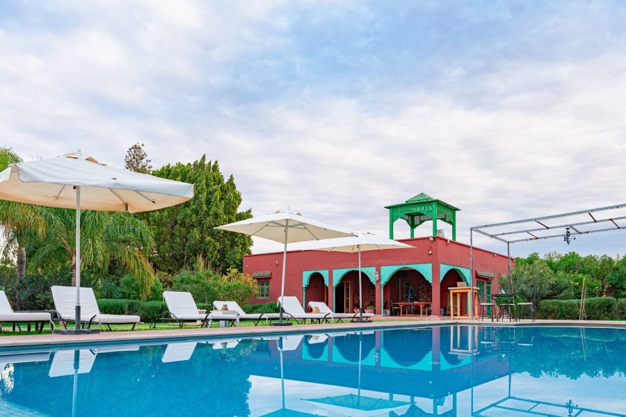 Villa pour Grands Groupes avec Piscine & Jardin à Marrakech